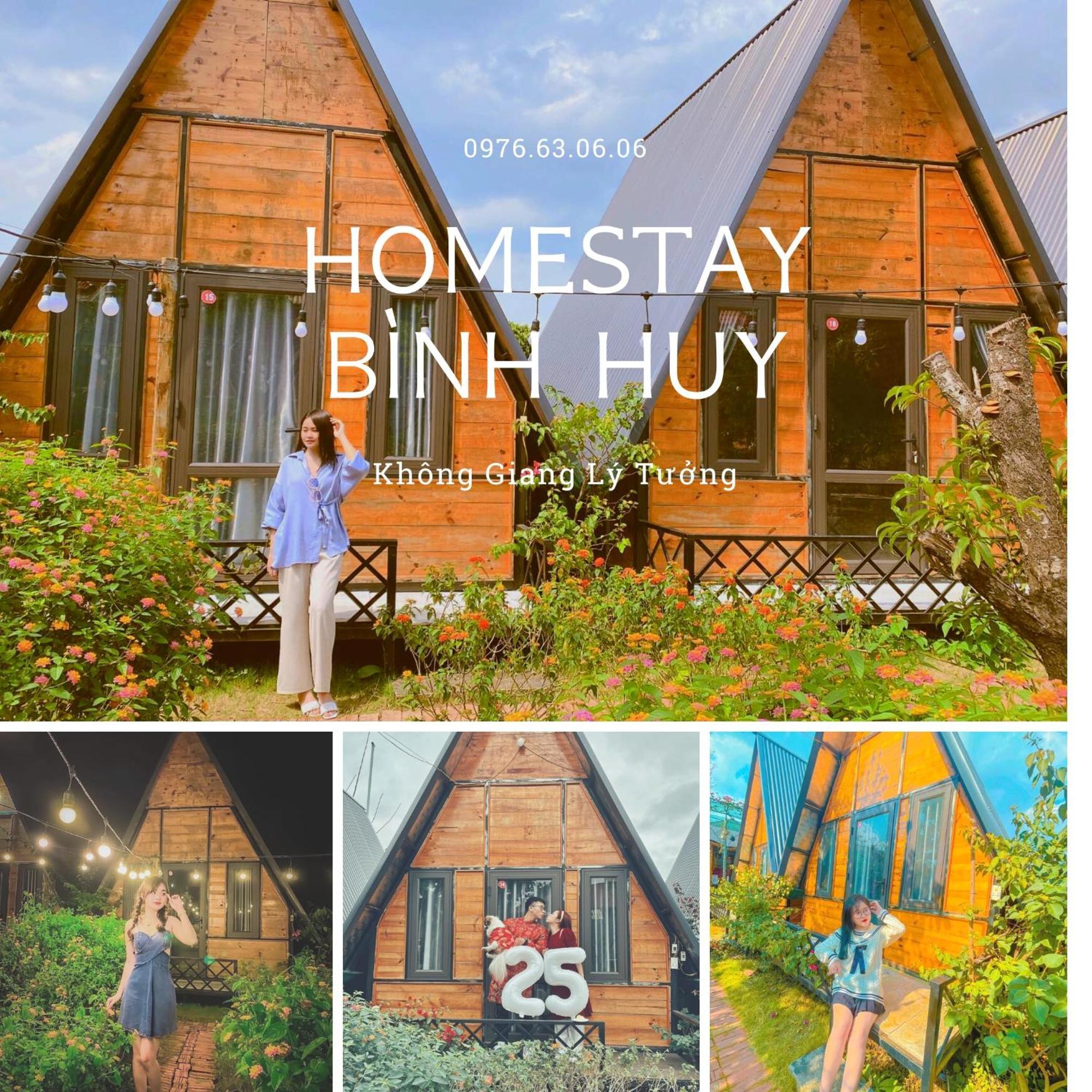 Bugalow Binh Huy Homestay Moc Chau Dış mekan fotoğraf