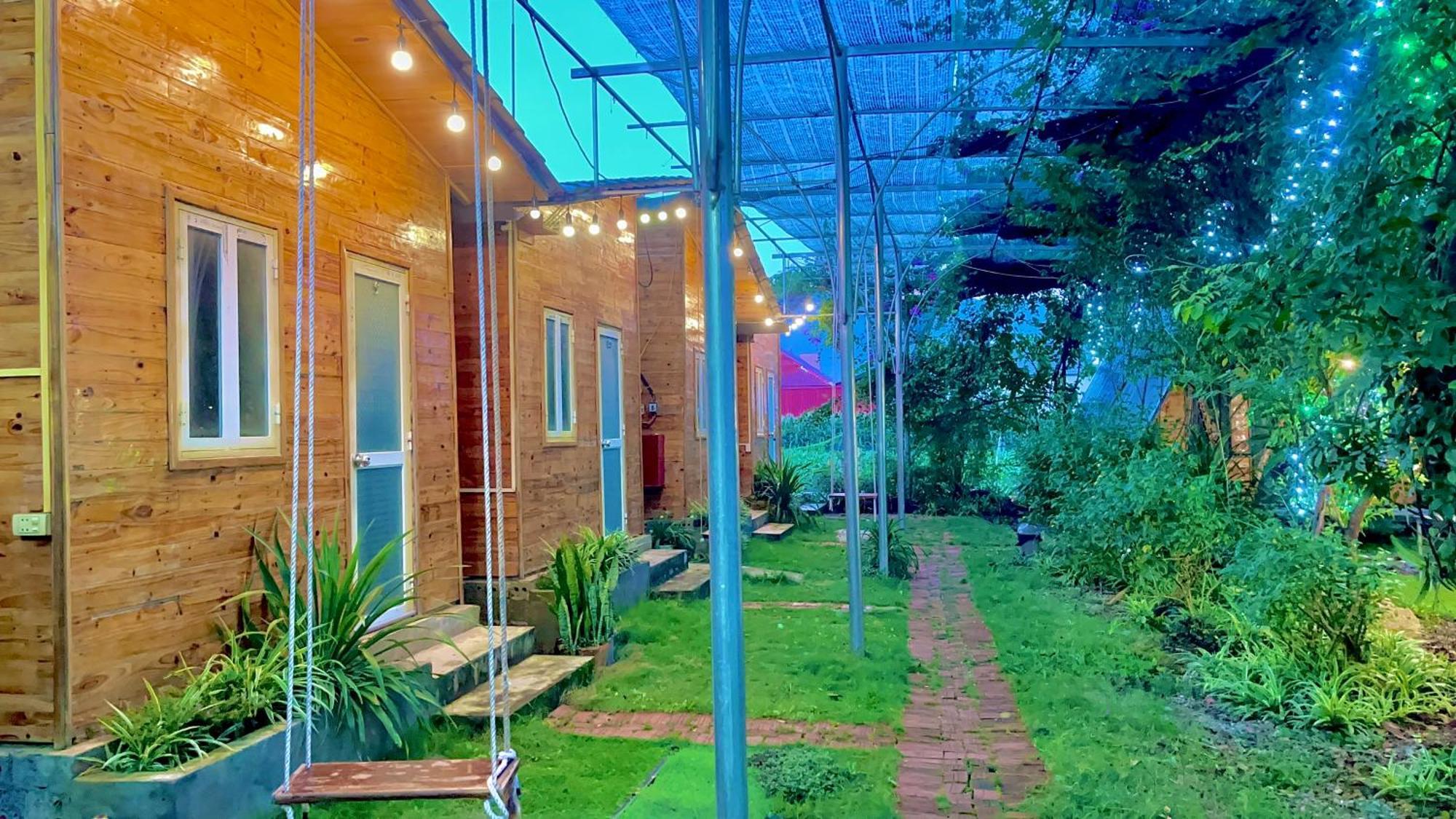 Bugalow Binh Huy Homestay Moc Chau Dış mekan fotoğraf